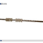 شفت دیسپنسر وینکور Double Extractor Roller with 4 Wheel Shaft Assy