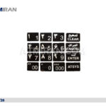 روکش پلکسی صفحه کلید (پین پد) ان سی آر (NCR)